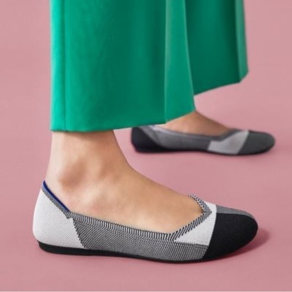 Rothys Womens Captoe Ballet Flats shoes sz 9 - Picture 1 of 16